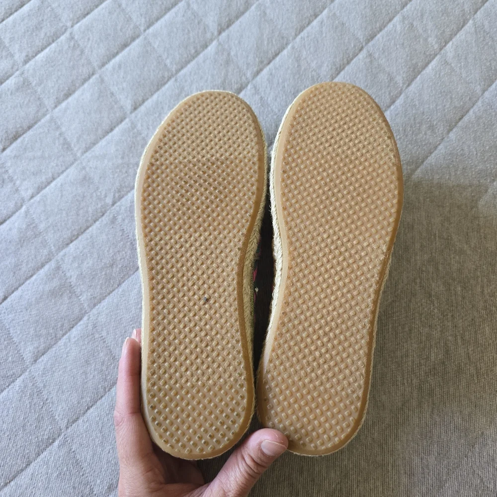 Toms Alpargata Global Jacquard Rope‎ Espadrille Shoes Size 6